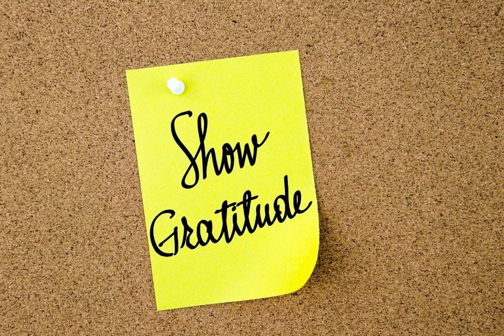 Show gratitude