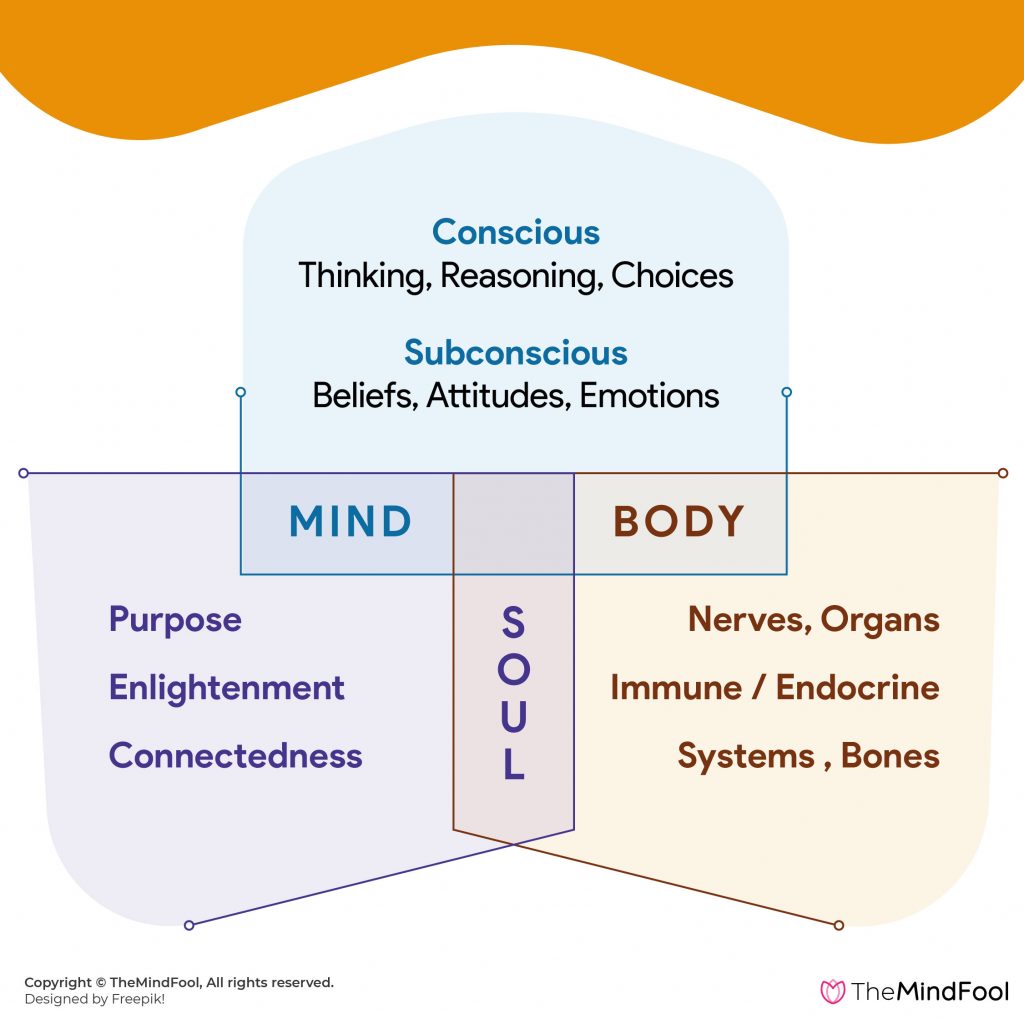 Relation between Mind Body Soul