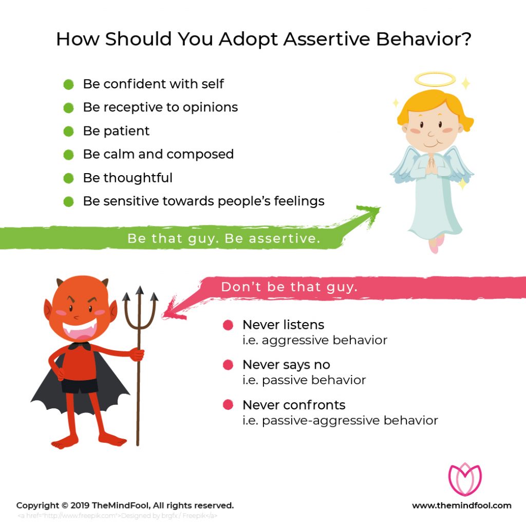 Assertive Behavior A Simple Way To Develop Yourself Themindfool