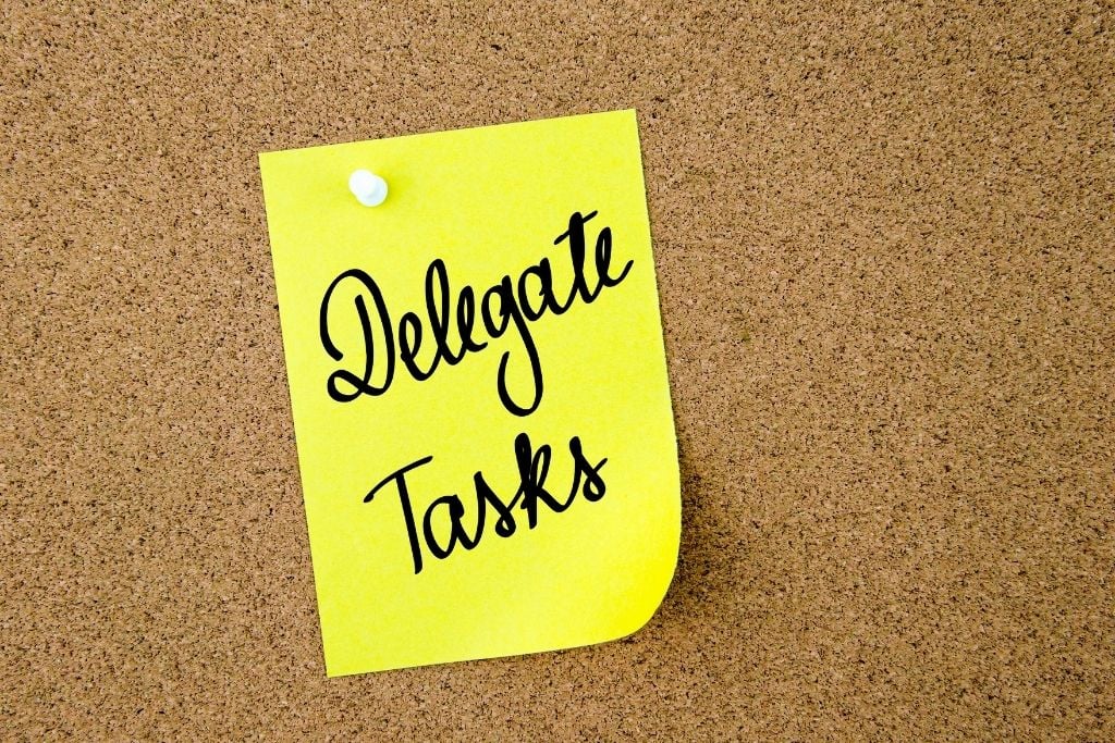 Delegate tasks