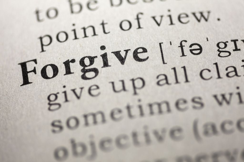 Forgiveness boosts healing