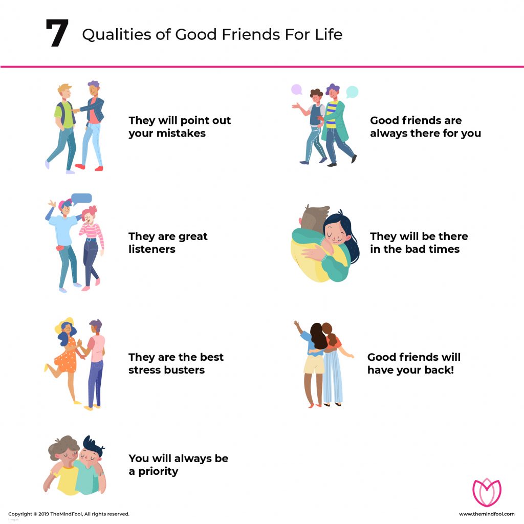 7 Qualities of Good Friends For Life