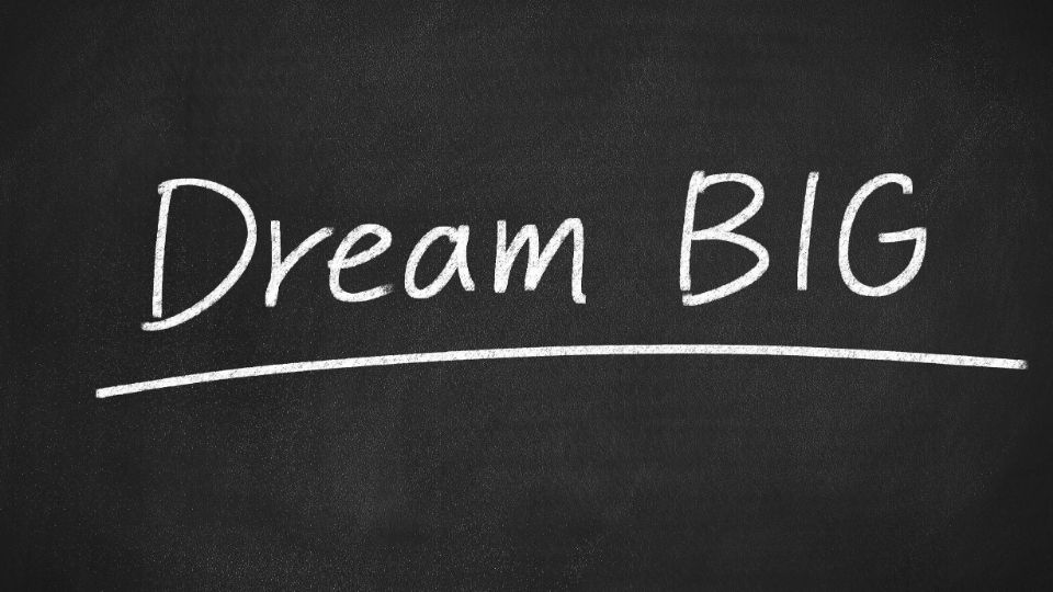 Dreaming and scheming vision board