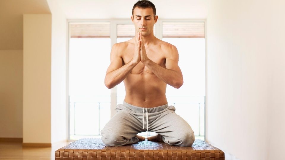 Vision board about yoga and meditation benefits