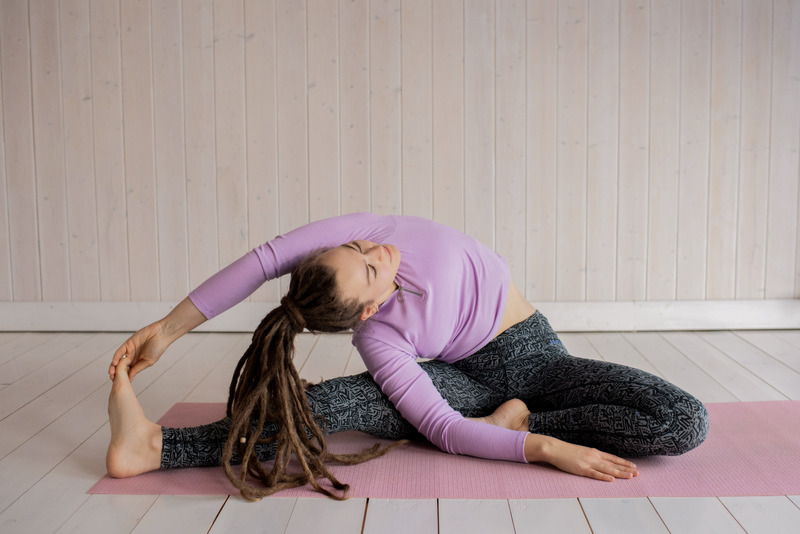 Vision board about yoga poses