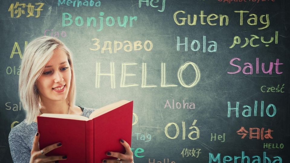Vision board for learning a new language