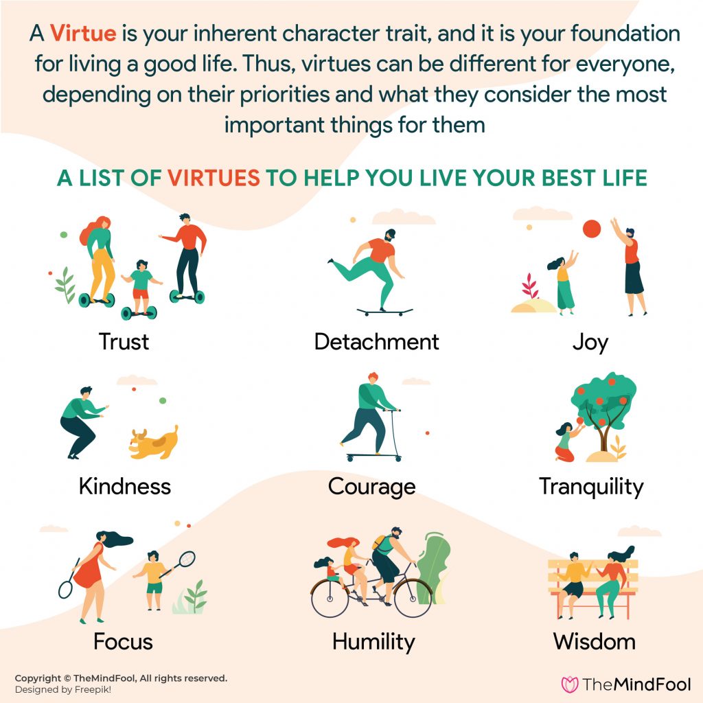 80 List of Virtues to Help You Live Your Best Life | TheMindFool