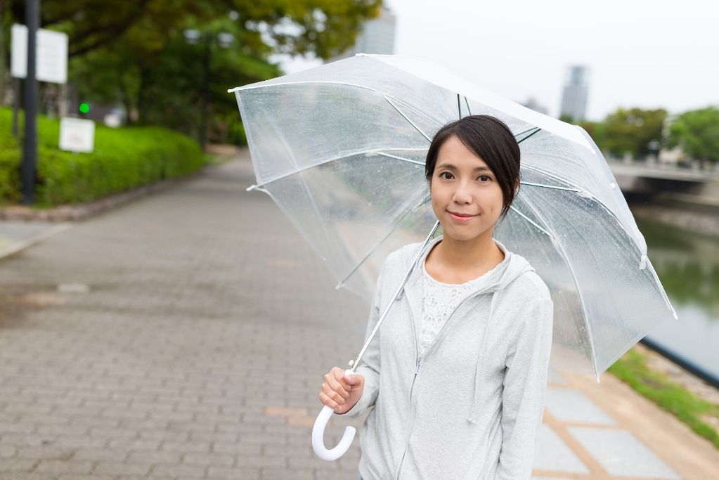 Step out on a rainy day