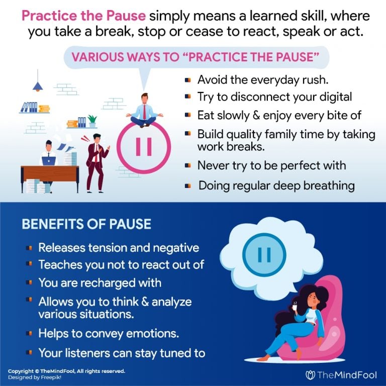 Understand the Art of “Practice the Pause” & Know When to Practice the ...