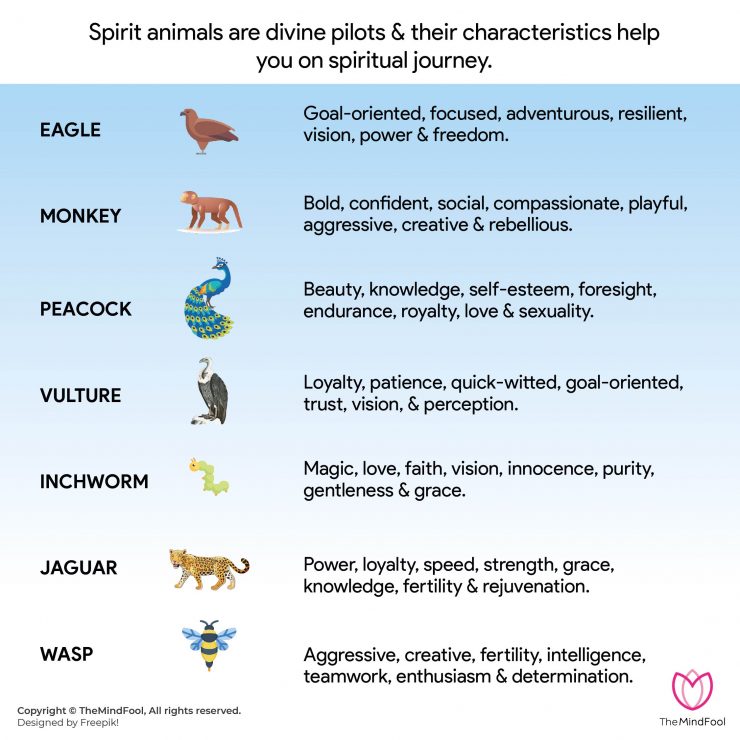 102 Spirit Animal List and Their Meanings