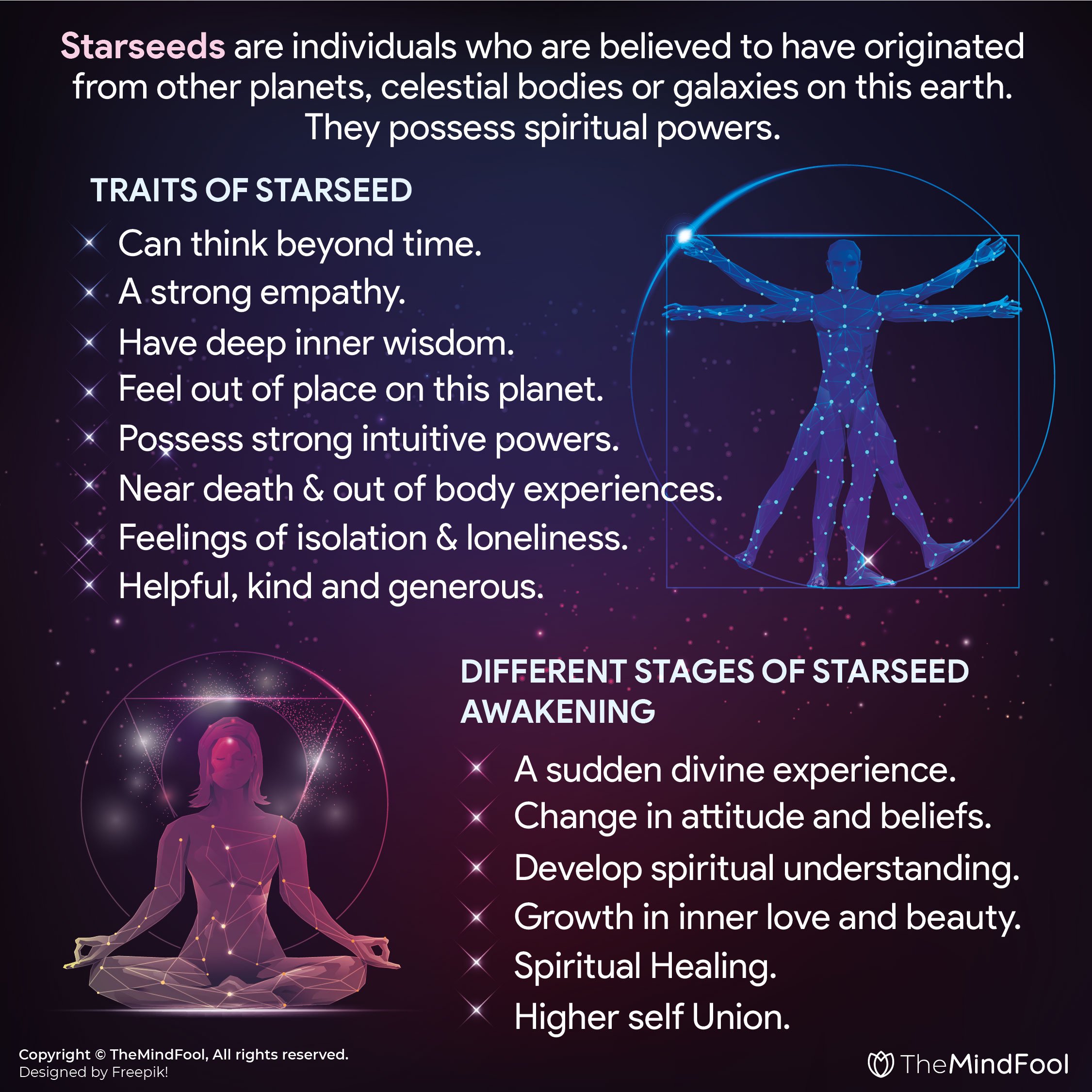 Know Starseed Types & 25 Starseed Signs | Pleiadian Starseed | Sirian 