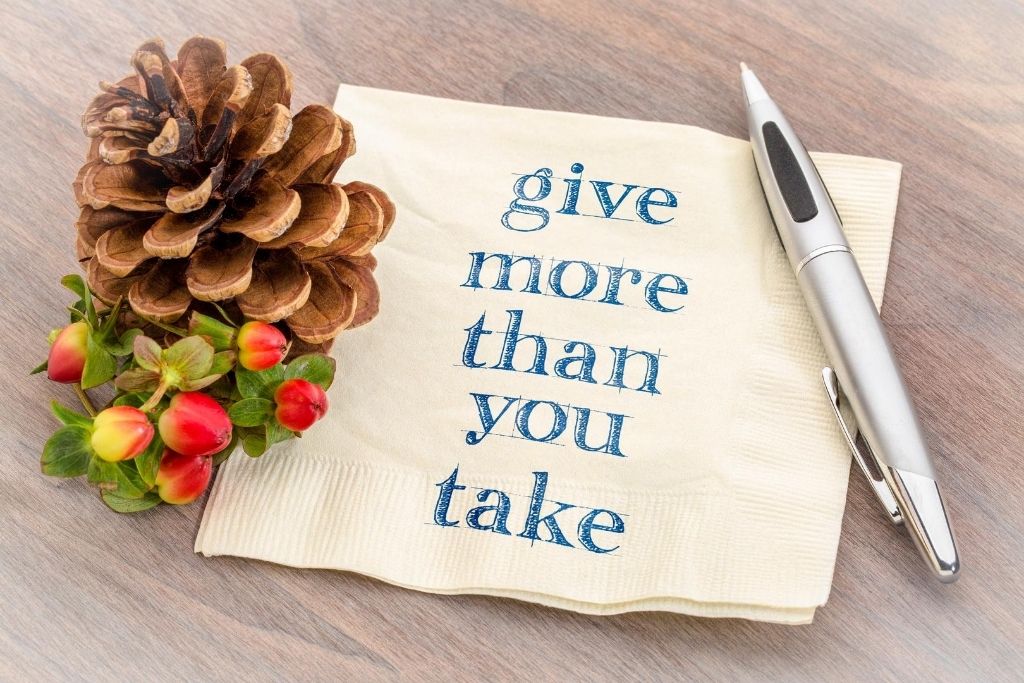 Give more