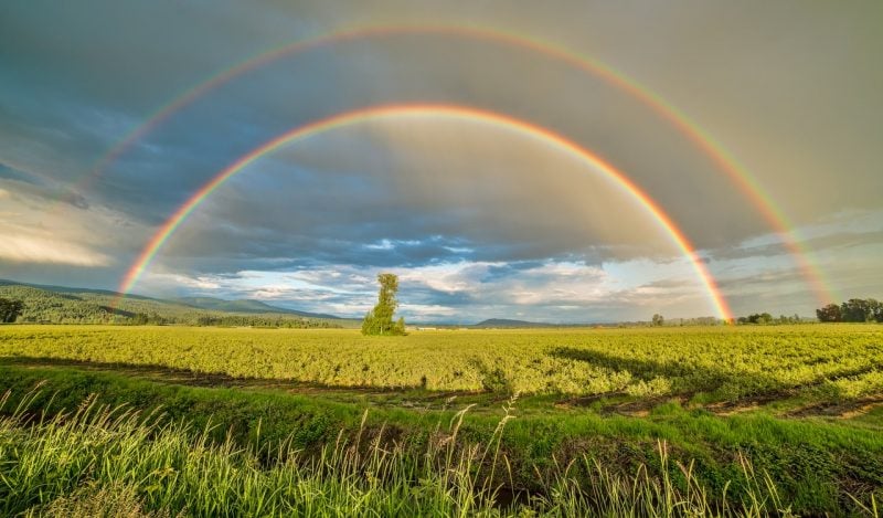 double layer rainbows