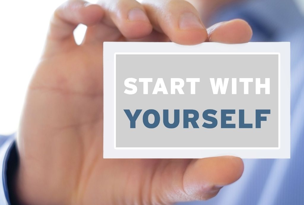 Start with forgiving yourself