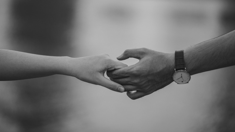 He can hold his own hand and yours