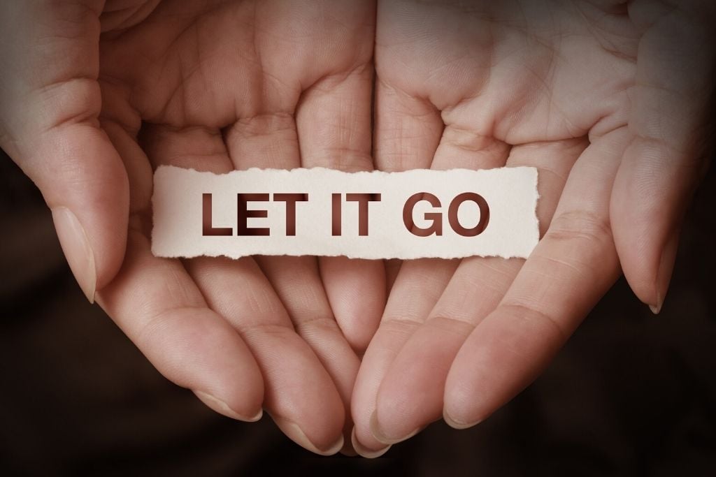 Let go negative emotions