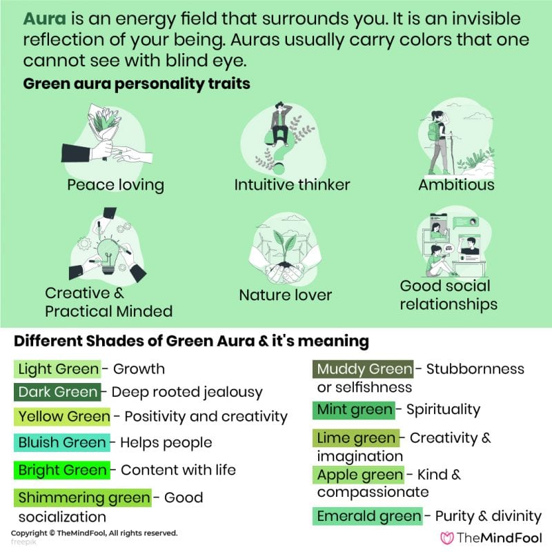 a green aura meaning