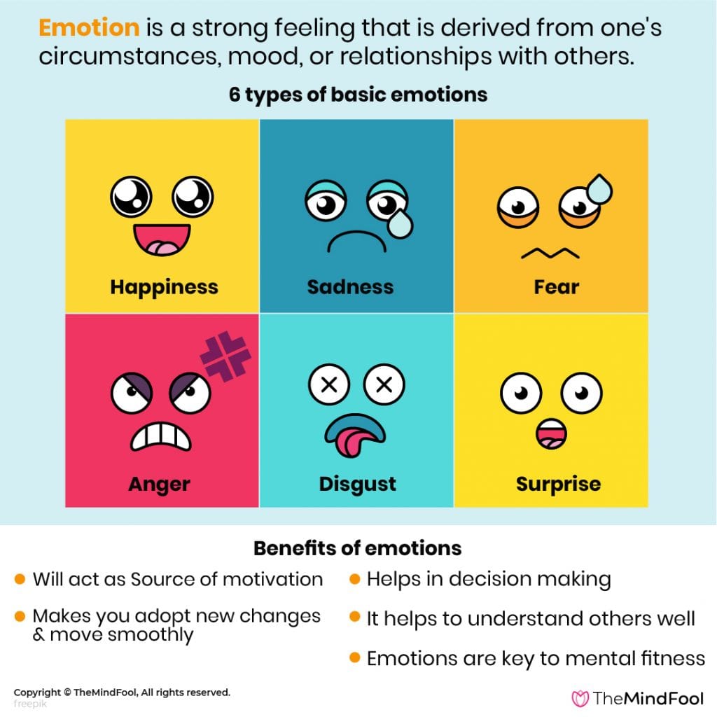 6 Types Of Basic Emotions Emotion Definition Themindfool